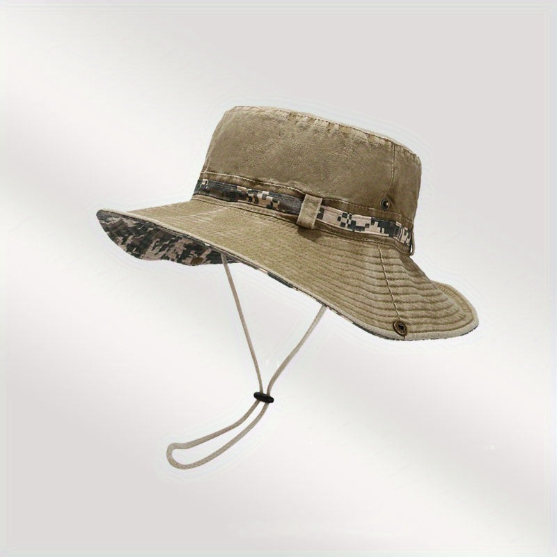 Sterling Sun Hat Boonie Hat™ Washed Cotton Bucket Hat Chin Strap