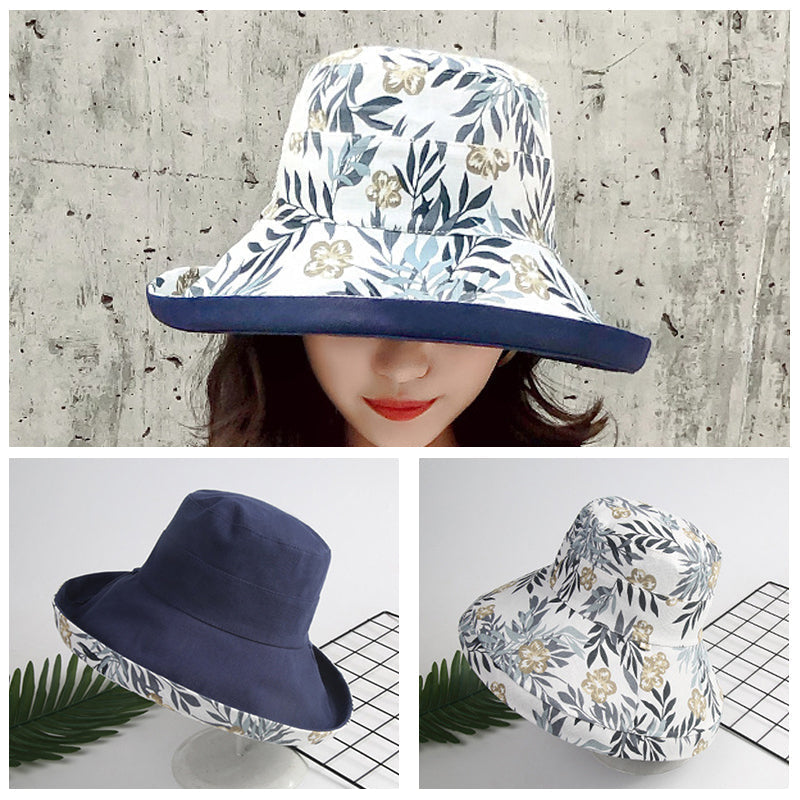 Sterling Wide Brim Cotton Summer Hat™ Foldable Neck Flap