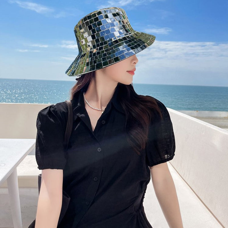 Sterling Disco Bucket Hat™ Sequin Bucket Polyester Shine