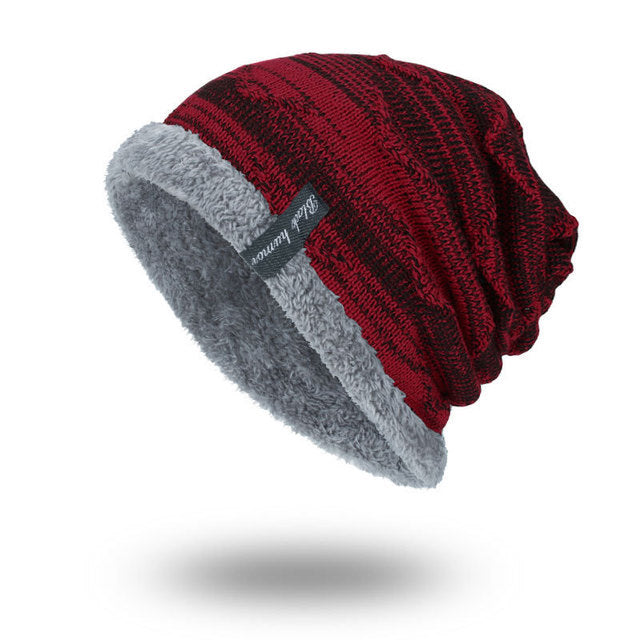 Sterling™ Classic Knit Wool Beanie Winter Rib Knit Hat