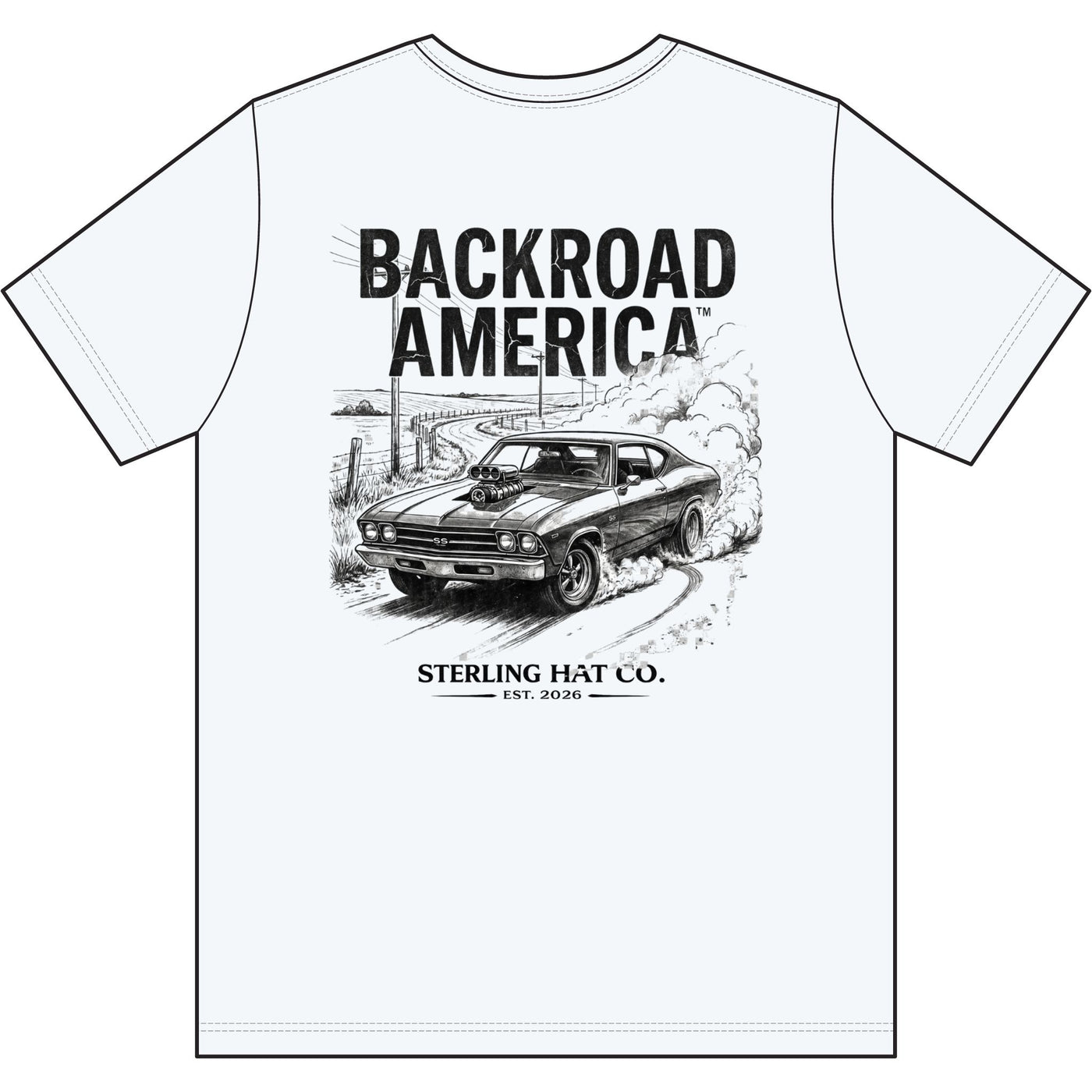 Backroad America™ Vintage Muscle Tee – Heritage Roads Edition