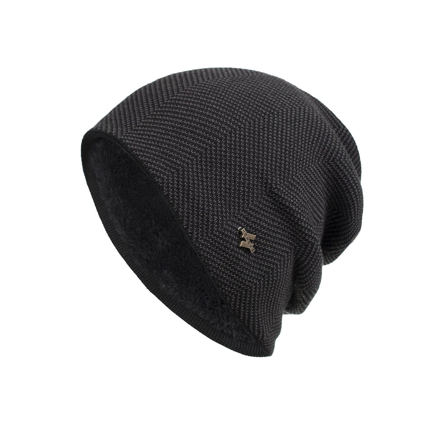 Sterling Bennet Textured Fleece Lined Winter Beanie™