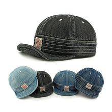 Sterling Retro Denim Flip Hat™ Beret Casual Cap Adjustable Hat