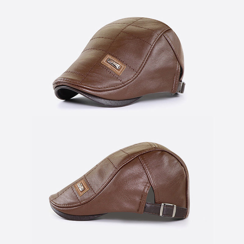 Sterling New Leather Beret™ Flat Leather Look Soft Band