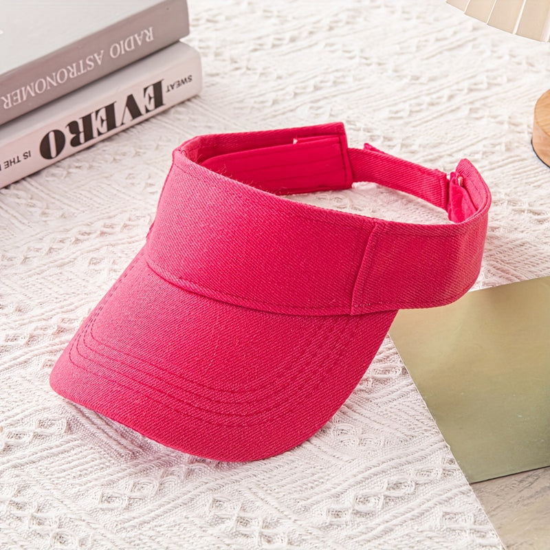 Sterling Open Top Sunshade Cap™ Curved Woven Fabric Visor