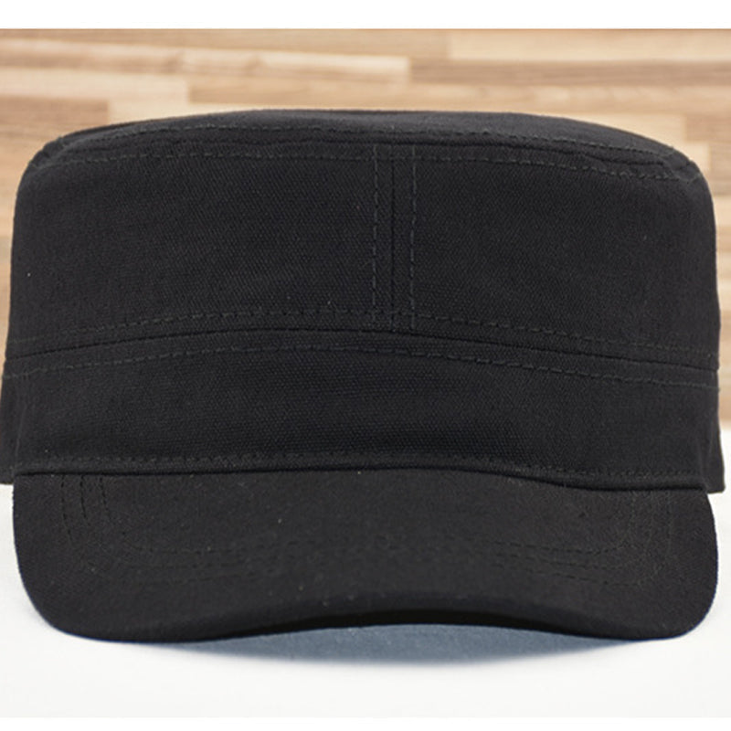 Sterling Breathable Sun Military Hat™ Woven Short Brim Strap