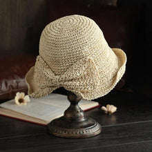 Sterling Brim Bow™ Wide Straw Summer Hat
