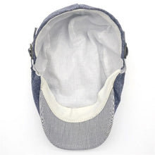 Sterling Cotton Linen™ Cheesecutter Cap Dome Short Brim