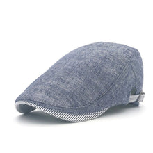 Sterling Cotton Linen™ Cheesecutter Cap Dome Short Brim