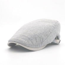 Sterling Cotton Linen™ Cheesecutter Cap Dome Short Brim