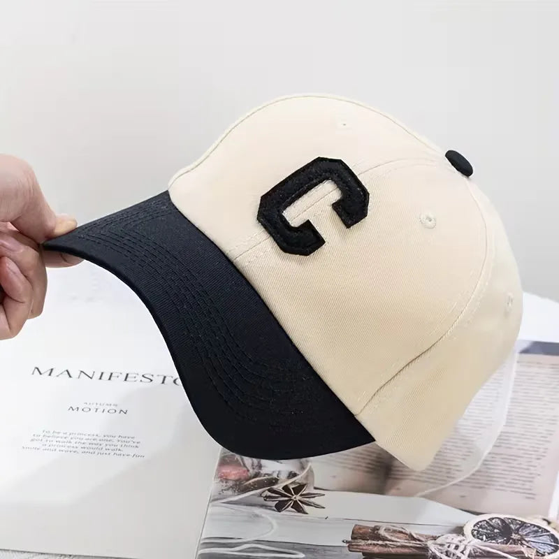 Sterling Cap with Color Blocking™ and Big C Curved Fabric Strap