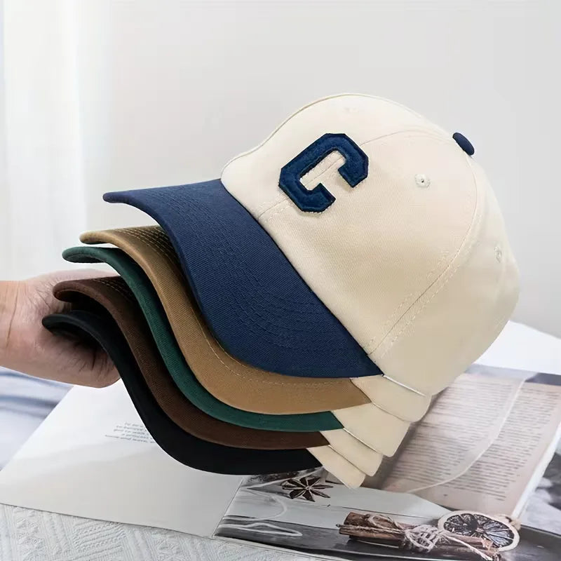 Sterling Cap with Color Blocking™ and Big C Curved Fabric Strap