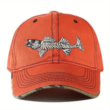 Sterling Reel Style™ 100% Cotton Fishbone Cap Patch Detail