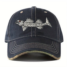 Sterling Reel Style™ 100% Cotton Fishbone Cap Patch Detail
