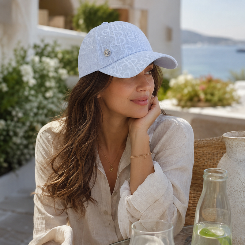 Sterling™ Adjustable Textile Baseball Cap with Emblem