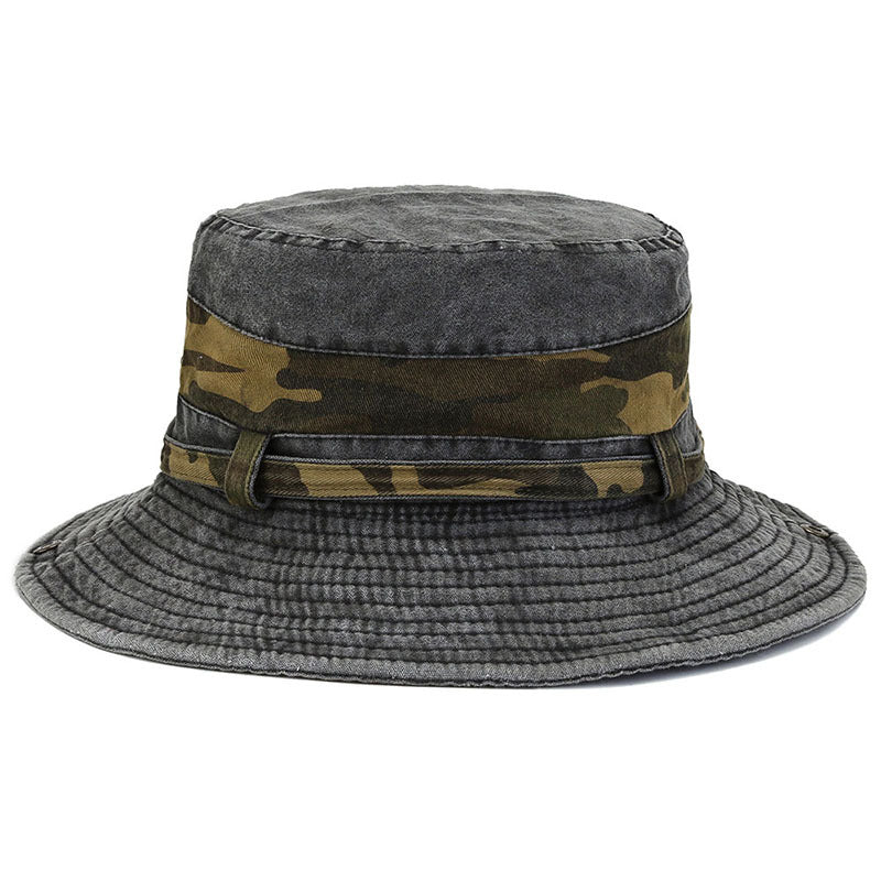 Sterling Sun Hat Boonie Hat™ Washed Cotton Bucket Hat Chin Strap