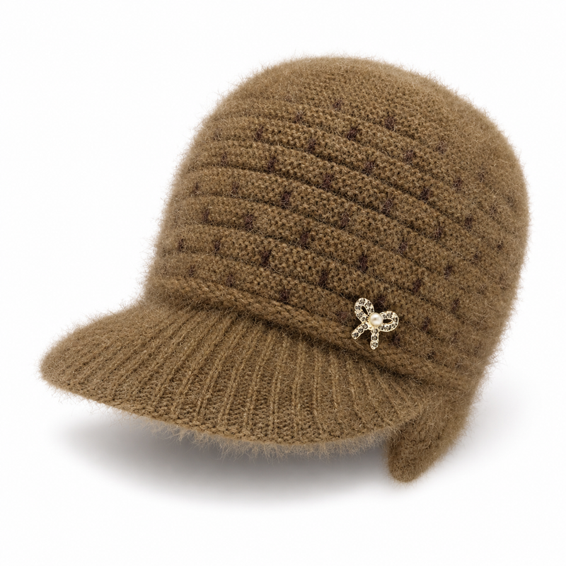 Sterling™ Fleece Lined Knit Visor Cap with Soft Duckbill Brim