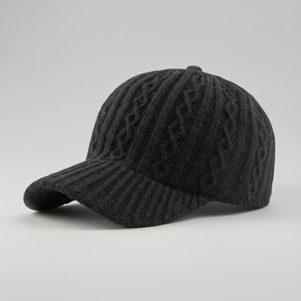 Sterling Emilia Knit Cap™ Cable Knit Baseball Cap Adjustable Fit