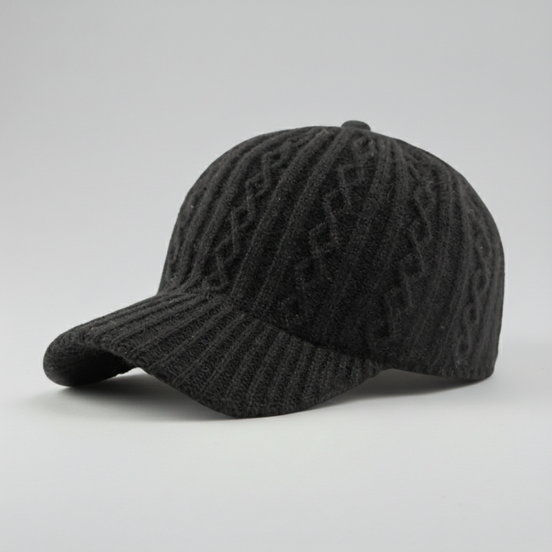 Sterling Emilia Knit Cap™ Cable Knit Baseball Cap Adjustable Fit