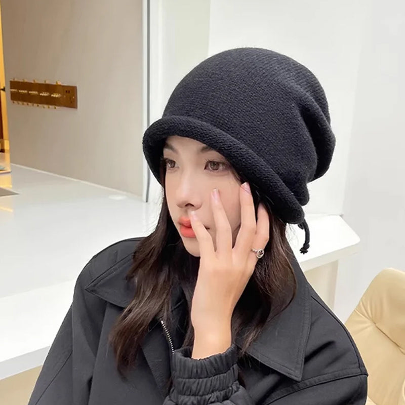 Sterling Pop Style Show Face Less Stacked Hat™ Acrylic Drawstring