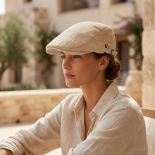 Sterling Summer Solid Color™ Newsboy Cap Cotton Painter Brim