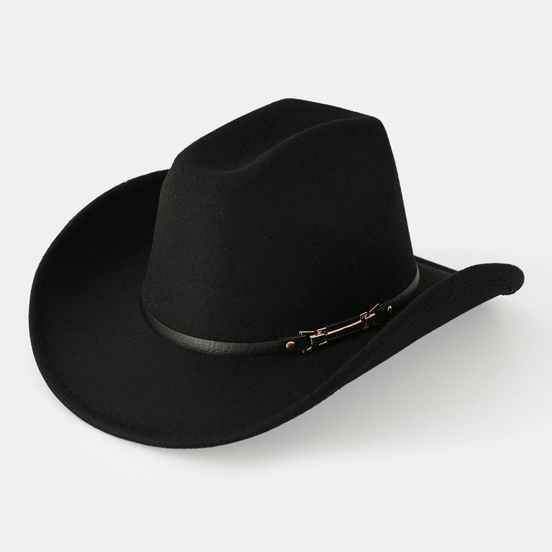 Sterling Leather Belt Decor Cowboy Hat™ Wide Brim Belt Band