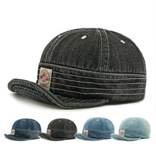 Sterling Retro Denim Flip Hat™ Beret Casual Cap Adjustable Hat