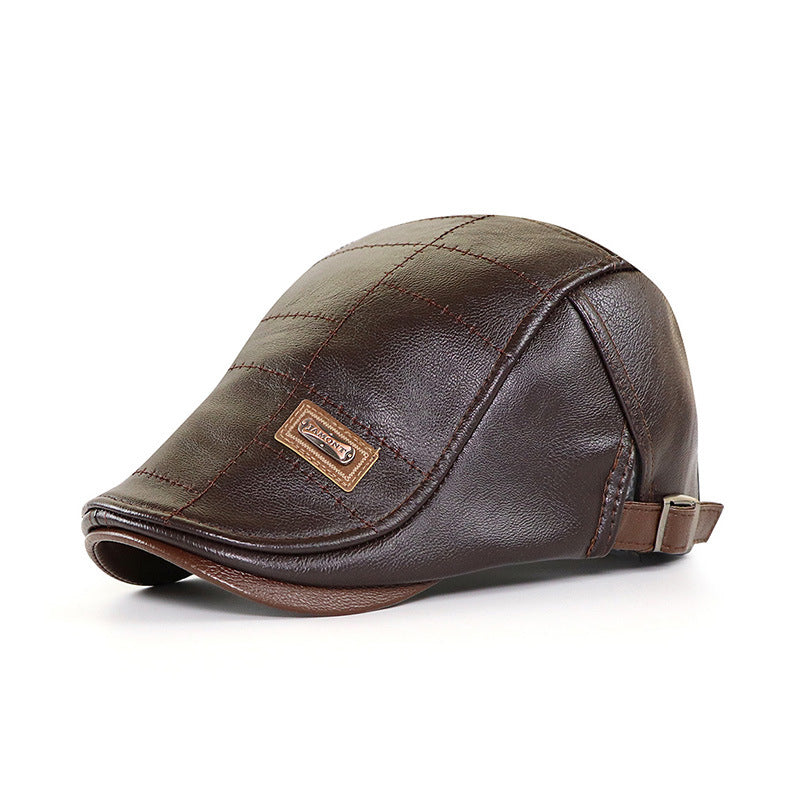 Sterling New Leather Beret™ Flat Leather Look Soft Band