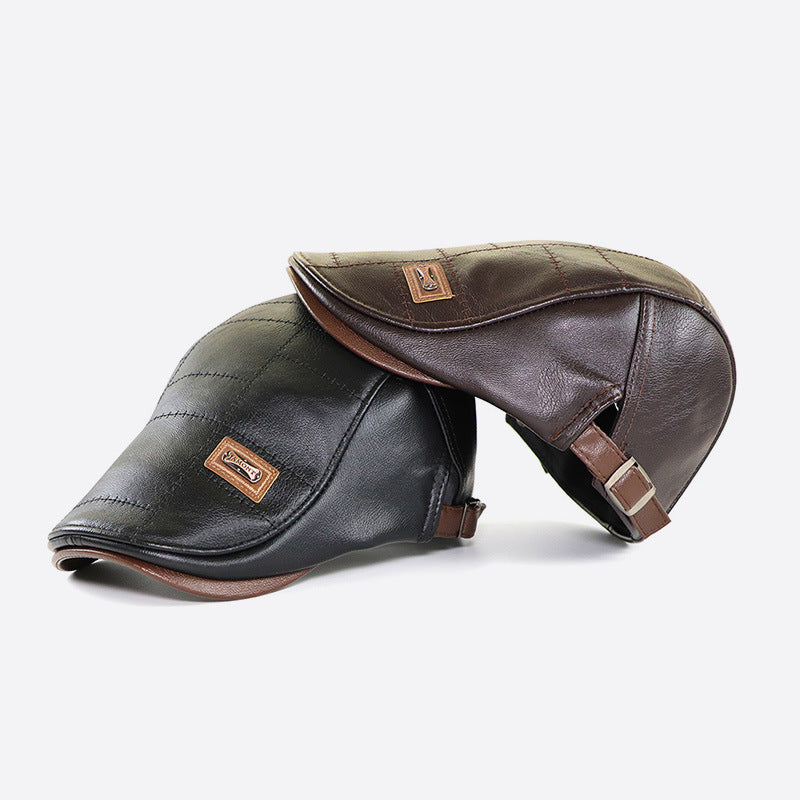 Sterling New Leather Beret™ Flat Leather Look Soft Band