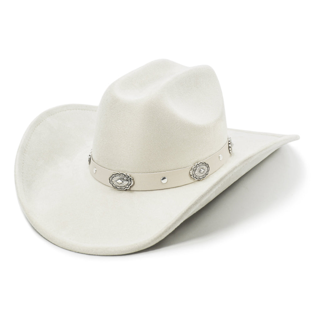 Sterling Cattleman Crease Western Hat™ Ivory Wide Brim