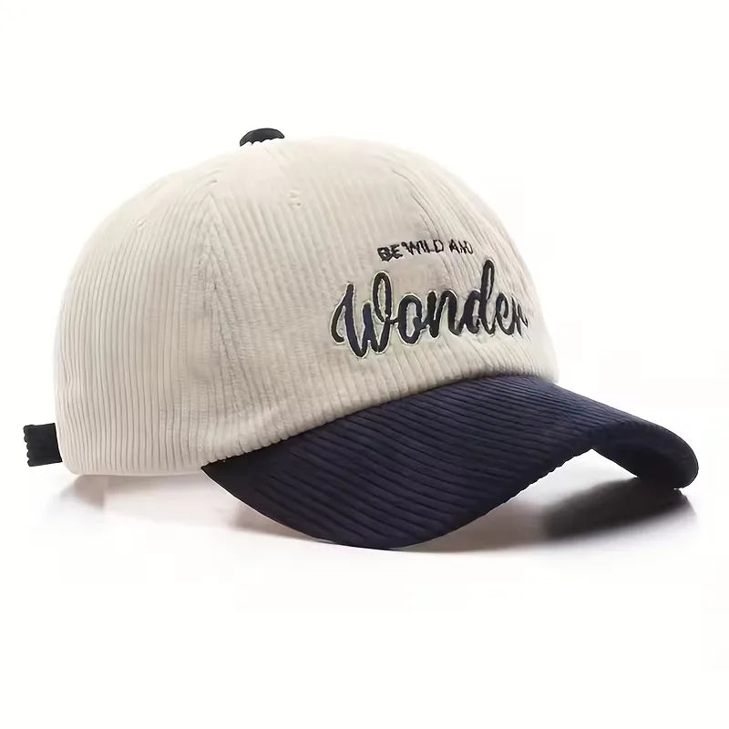 Sterling Corduroy Baseball Cap™ With Embroidered Letters