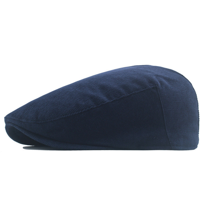 Sterling Herringbone™ Cheesecutter Flat Cap Polyester Curved Brim