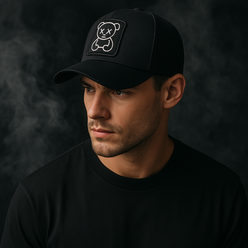 Sterling XX Ghosted Teddy™ Trucker Hat Mesh Snapback Patch