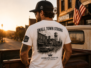 Small Town Strong™ Vintage Americana Graphic Tee – Heritage Edition
