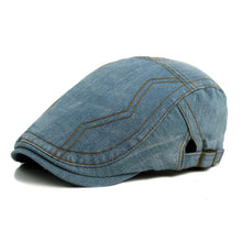 Sterling Leo Classic Stitch Flat Cap™ Cotton Short Brim