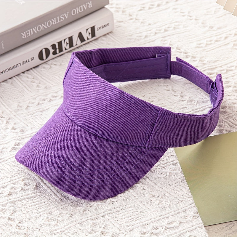 Sterling Open Top Sunshade Cap™ Curved Woven Fabric Visor