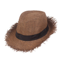 Sterling Old Straw™ Top Hat Woven Straw Black Band