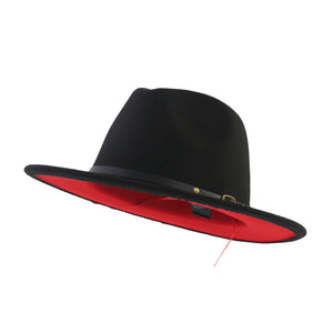 Sterling Aurelia™ Color-Trim Wool-Felt Fedora