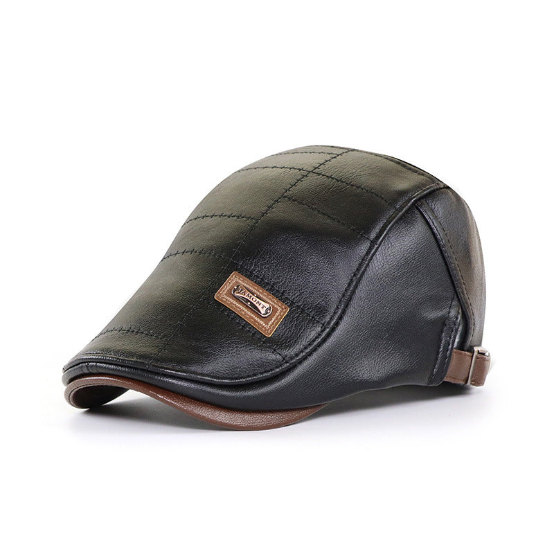 Sterling New Leather Beret™ Flat Leather Look Soft Band