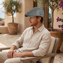 Sterling Autumn Winter Solid Color™ Newsboy Cap Soft Fabric Brim