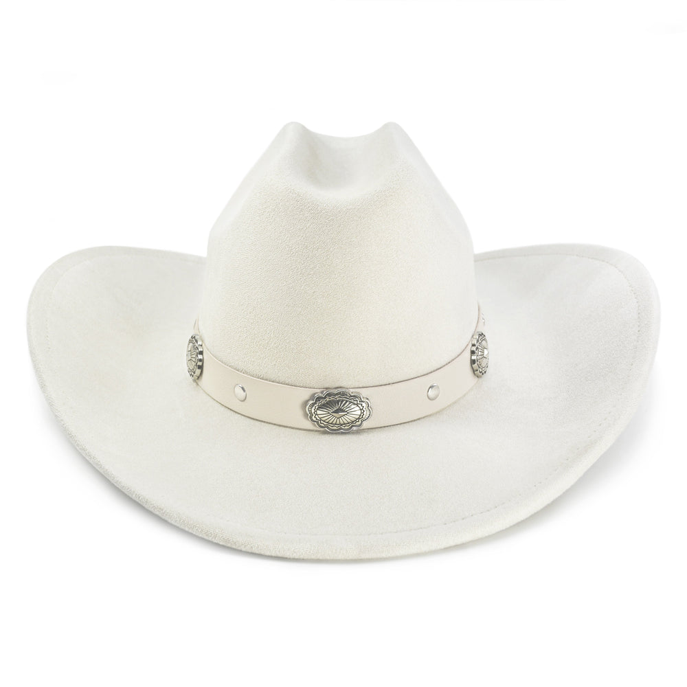 Sterling Cattleman Crease Western Hat™ Ivory Wide Brim