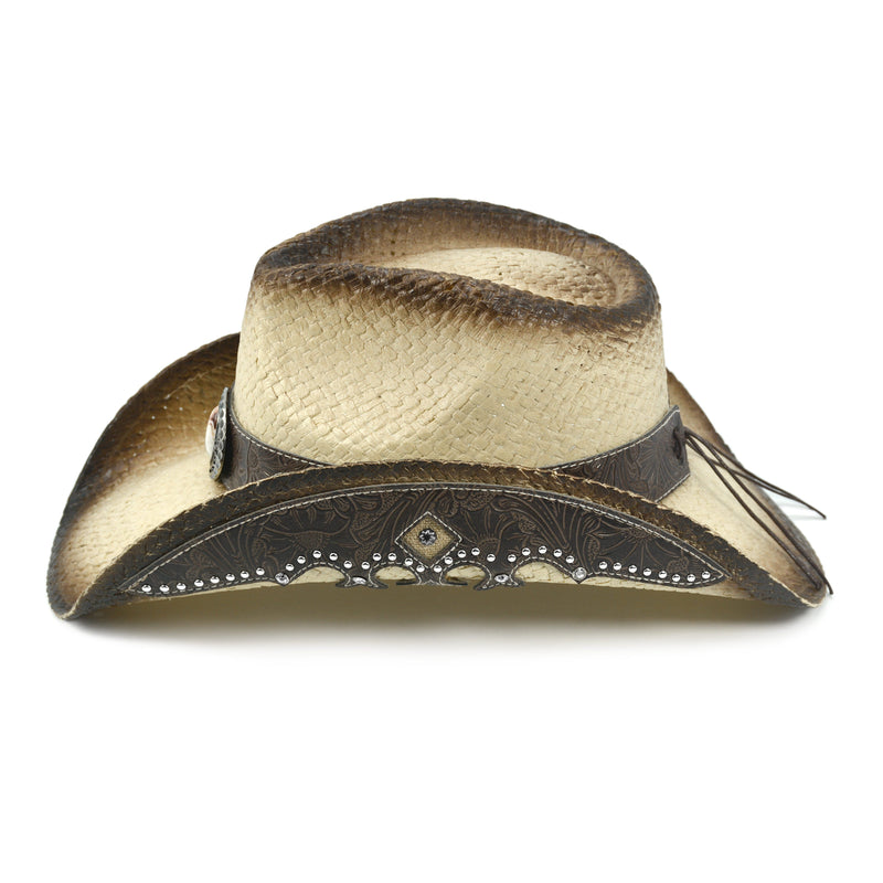 Sterling Embroidered Cowboy Hat™ Wide Brim Straw