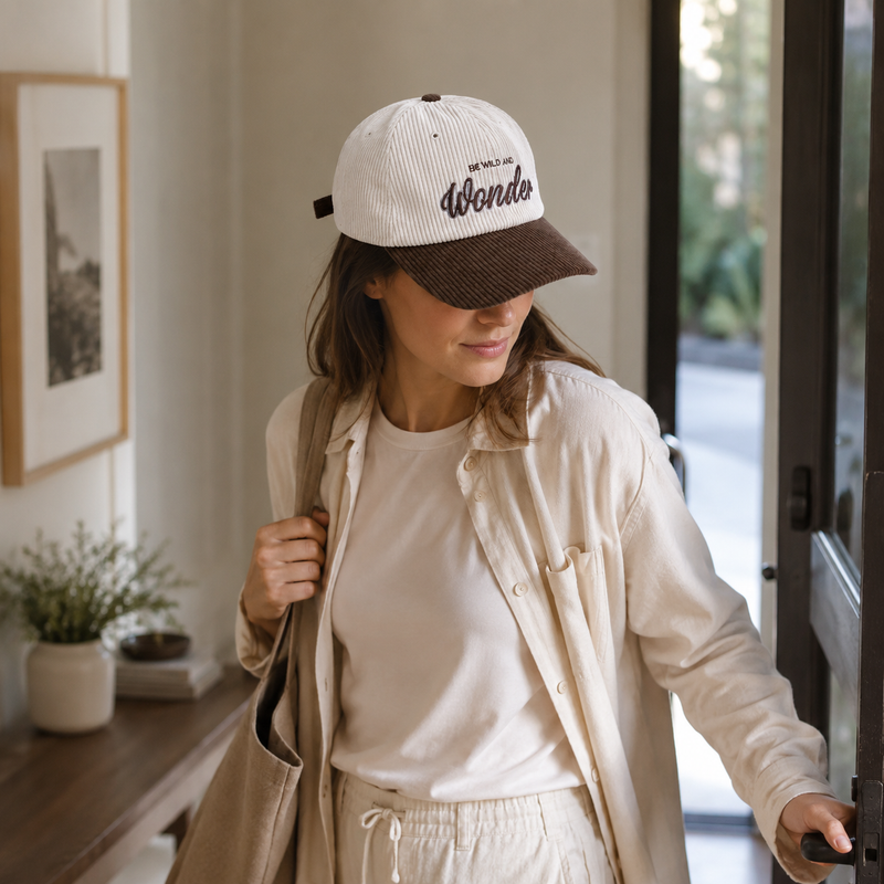 Sterling™ Corduroy Baseball Cap With Wonder Embroidery