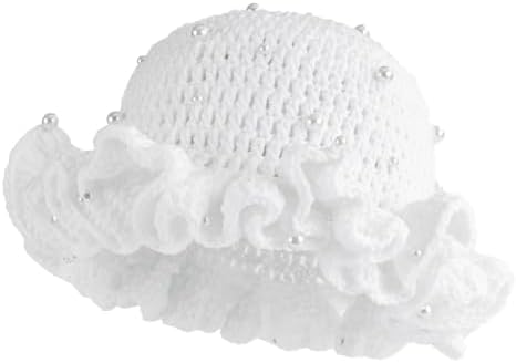 Sterling Foldable Polyester Crochet Bucket Hat™ With Ruffled Brim