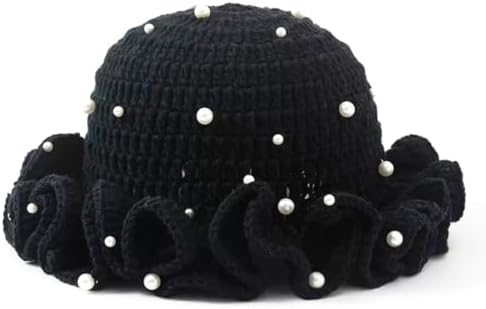 Sterling Foldable Polyester Crochet Bucket Hat™ With Ruffled Brim