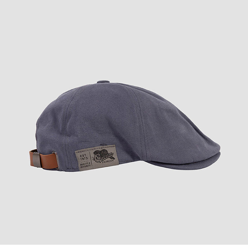Sterling Japanese Retro™ Patchwork Beret Cotton Forward Cap