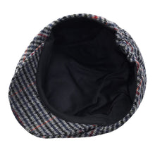 Sterling Herringbone™ Cheesecutter Flat Cap Polyester Curved Brim