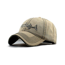 Sterling Reel Style™ 100% Cotton Fishbone Cap Patch Detail