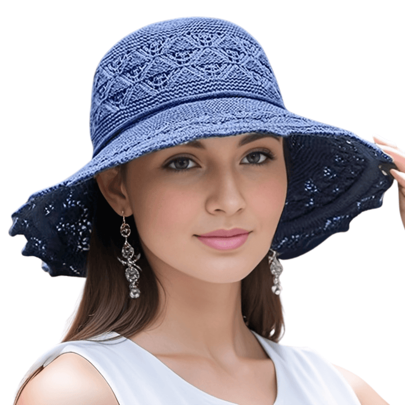 Sterling Stay Protected Summer Hat™ Wide Brim Mesh Neck Shade