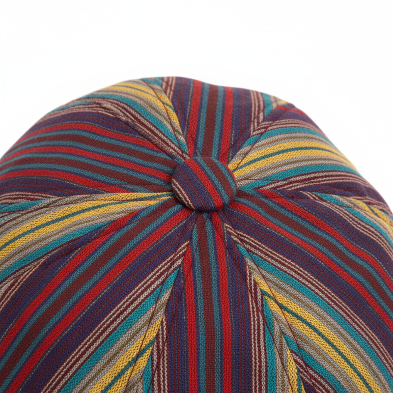 Sterling Hogan Stripe Cap™ Driving Cap Cotton Weave Buckle Back